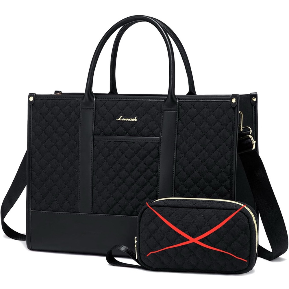 Black Quilted Women's Bag